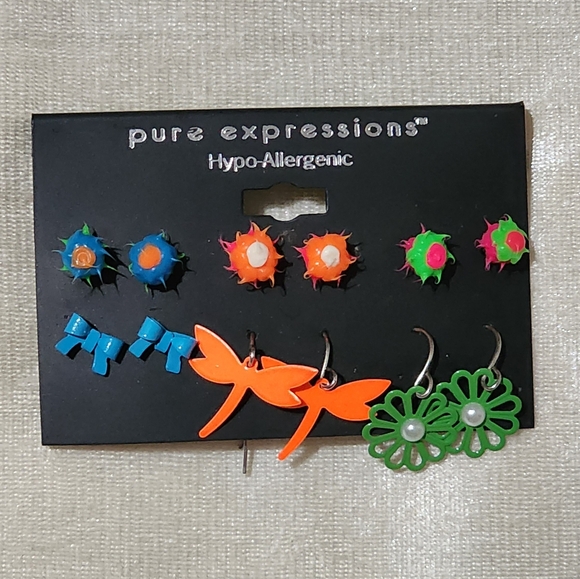 NWT Pure Expression 1/2 a Dozen Earrings - Picture 1 of 3